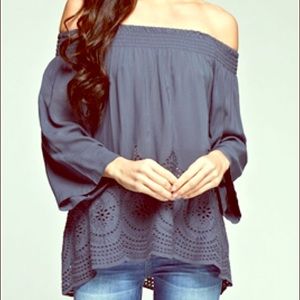 Lovestitch off the shoulder top for sale NWT